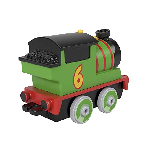 Thomas & Friends Fisher-Price Percy die-cast Push-Along Toy Train Engine for Preschool Kids Ages 3+