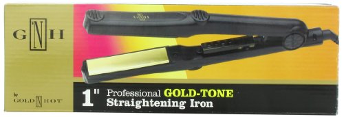 Gold 'N Hot Gold-tone Straightening Iron, 1 Inch GH3002