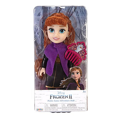 Disney Frozen Anna Doll 6-Inch Petite Play Dolls with Comb