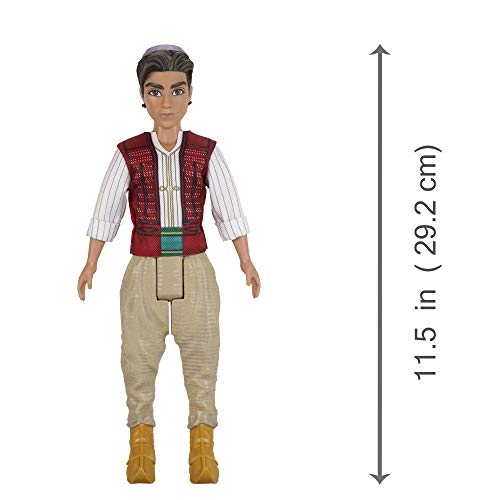 Disney Aladdin Fashion Doll with Abu, Inspired by Disney's Aladdin Live-Action Movie, Toy for Kids 3 Years Old & Up