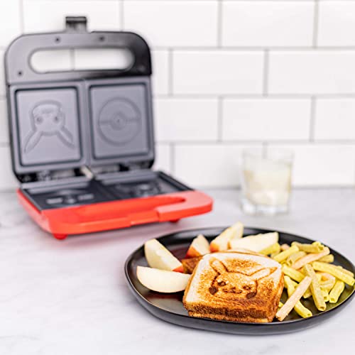 Pokemon Grilled Cheese Maker - Make Pokeball and Pikachu Sandwiches - Kitchen Appliance