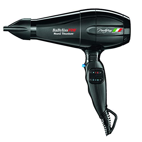 BaBylissPRO Nano Titanium Portofino Full-Size Dryer, Black BABNT6610 UPC: 074108222541