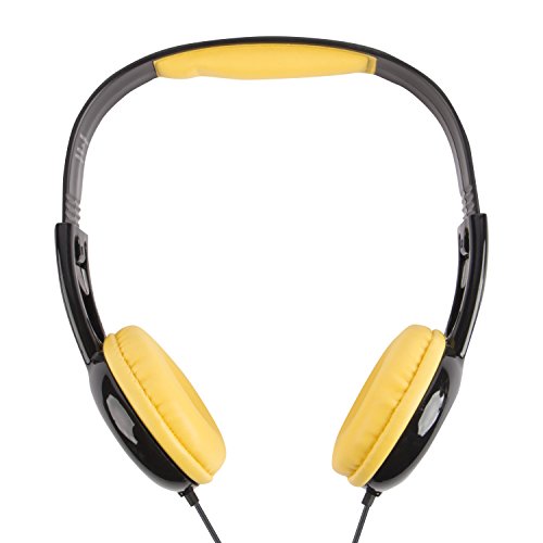 Batman Kids Safe Over The Ear Headphones HP2-03082 | Kids Headphones, Volume Limiter for Developing Ears, 3.5MM Stereo Jack, Recommended for Ages 3-9, by Sakar