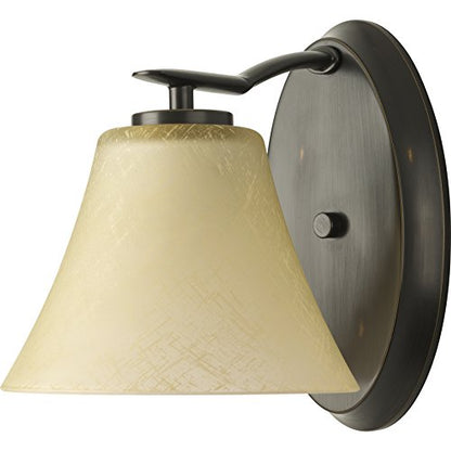 Progress Lighting Bravo 1-Light 7.25-in Antique Bronze Bell Vanity Light