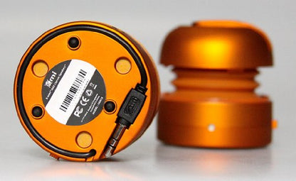 X-Mini MAX XAM15-OR Portable Capsule Speaker System, Stereo, Orange