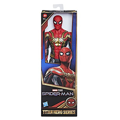 Marvel Spider-Man Titan Hero Series 30-Cm Iron Spider Integration Suit Spider-Man Action Figure Toy, Inspired by Spider-Man Movie, for Kids Ages 4 and Up