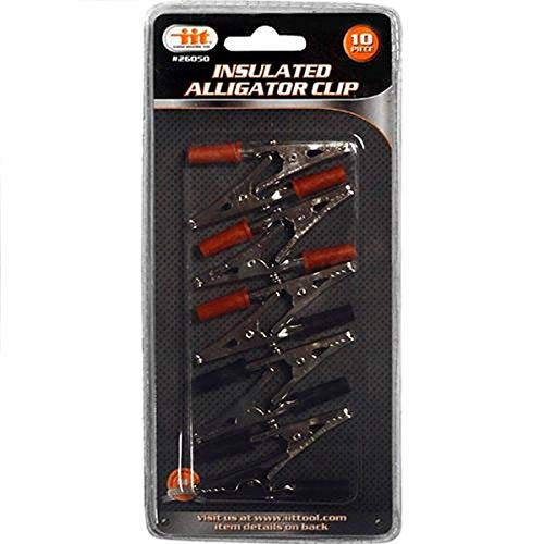 IIT 26050 Insulated Alligator Clips, 10-Piece