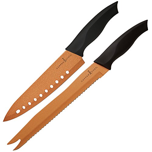 TRISTAR PRODUCTS CCK 2 Piece Copper Chef Knife Set