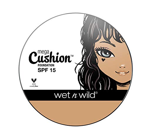 wet n wild Megacushion Foundation, Natural Beige, 0.52 Ounce