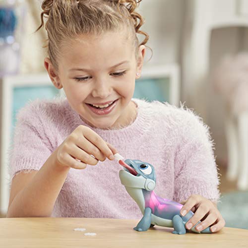 Disney Frozen Fire Spirit's Snowy Snack, Salamander Toy with Lights, Inspired 2 Movie