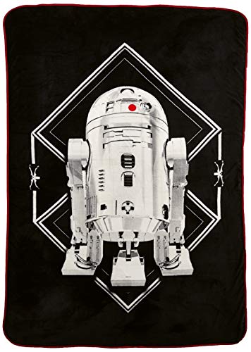 Jay Franco Star Wars Ep 8 Grafix Blanket, Gray