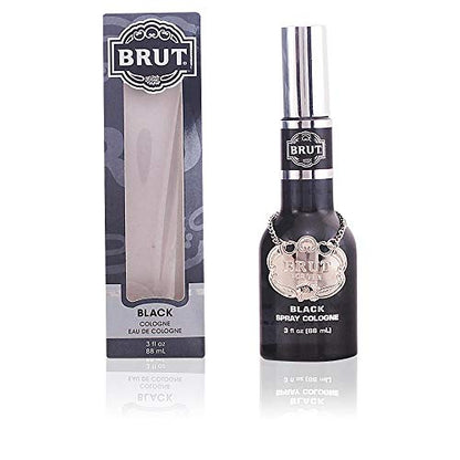 Faberge Cologne Spray, Brut Black, 3 Ounce