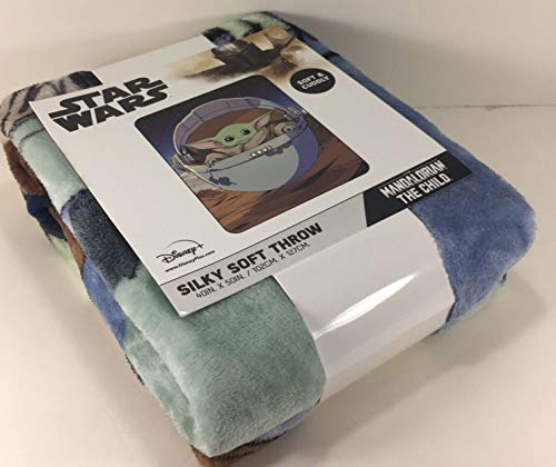 Star Wars: The Mandalorian, Collect Silk Touch Throw Blanket, 40" x 50"