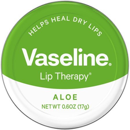 Vaseline Lip Therapy Aloe Lip Balm Tin, 0.6 oz