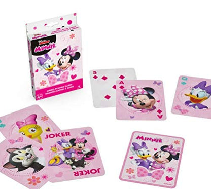 Disney Junior Minnie Mouse Jumbo Playing Oversized Kids Card Deck (54 Piece), Multicolor