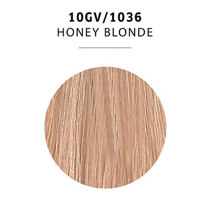 Wella Color Charm Permanent Liquid Hair Color for Gray Coverage Liquid 1036/10GV Honey Blonde