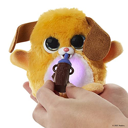 FurReal Fuzzalots Puppy Color-Change Interactive Feeding Toy, Lights and Sounds, Ages 4 and up