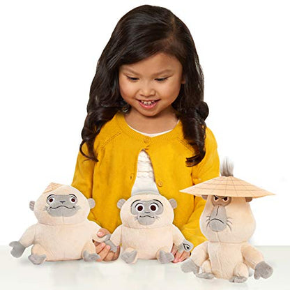 Disney Raya and the Last Dragon Chattering Ongis Plush, 3-piece set, connecting stuffed animals with sound, by Just Play