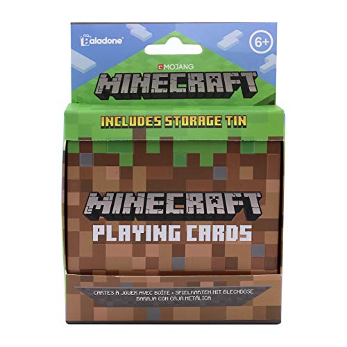 Minecraft Playing Cards - Standard Deck of Cards in Collector Travel Tin