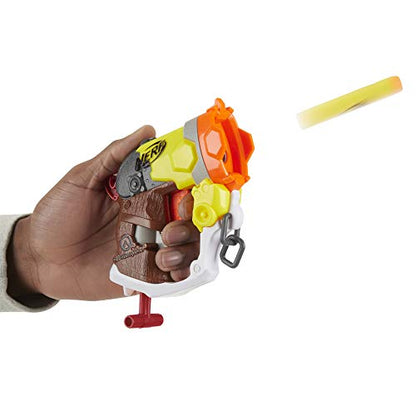 NERF Microshots Overwatch Roadhog Blaster -- Includes 2 Official Elite Darts -- for Kids, Teens, Adults