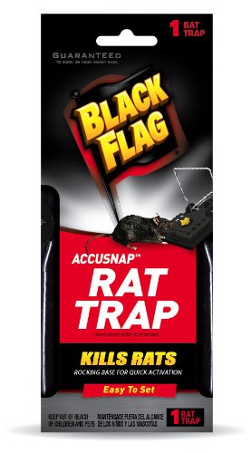 Black Flag HG-11051 AccuSnap Rat Traps, Easy to Set,1-Count