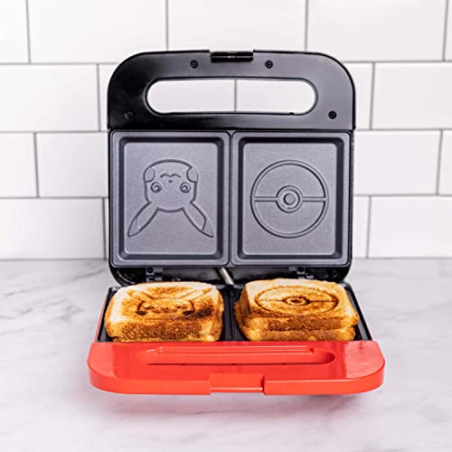 Pokemon Grilled Cheese Maker - Make Pokeball and Pikachu Sandwiches - Kitchen Appliance