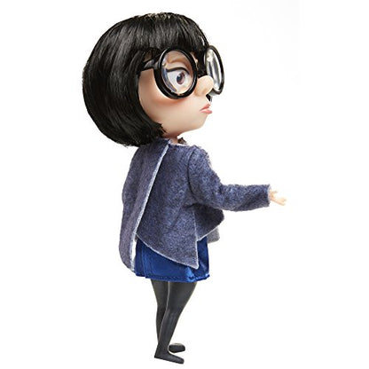 The Incredibles 2 Edna Action Figure Doll in Deluxe Blue Costume and Glasses