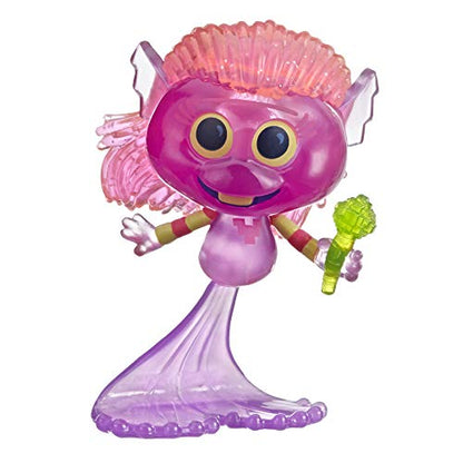 Trolls DreamWorks World Tour Mermaid, Collectible Doll with Microphone Accessory, Toy Figure Inspired by The Movie World Tour, 2 inches, (Model: N/A)