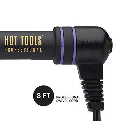 Hot Tools Professional Ceramic Titanium Professional Curling Iron, 1"