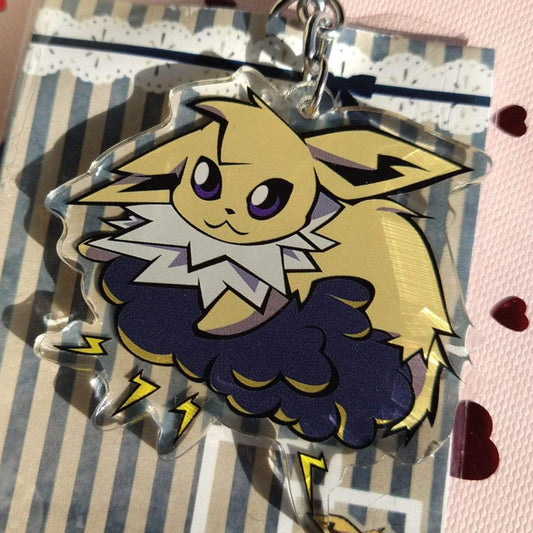 Pokemon Keychain - Jolteon Cloud