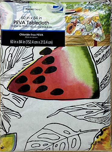 Technimark Mainstays Vinyl Tablecloth 60x84 FruitTheme