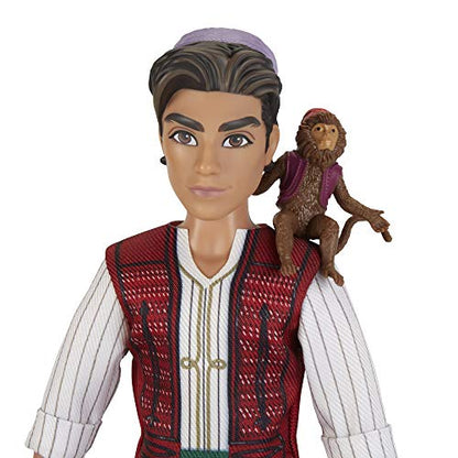 Disney Aladdin Fashion Doll with Abu, Inspired by Disney's Aladdin Live-Action Movie, Toy for Kids 3 Years Old & Up