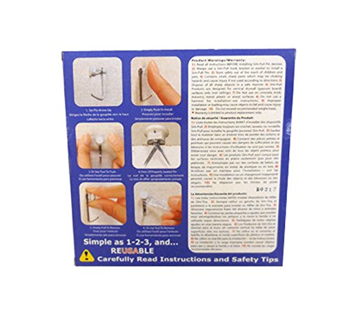 40 Piece Small Hook Set - With Removable Adhesive