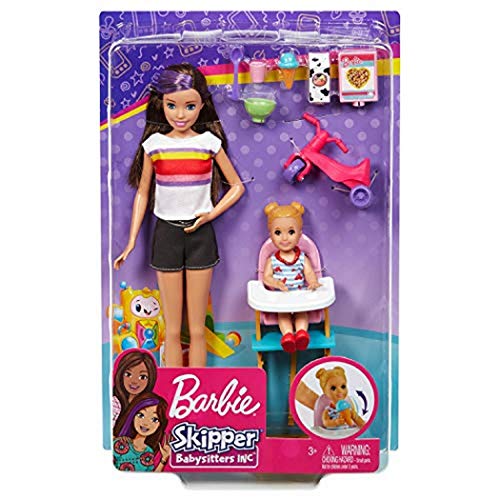 Barbie Skipper Babysitters Inc. Feeding Playset with Babysitting Skipper Doll