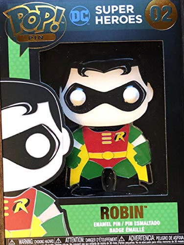 Funko POP! DC Super Heroes - Robin 02 - Enamel Pin Metal Badge