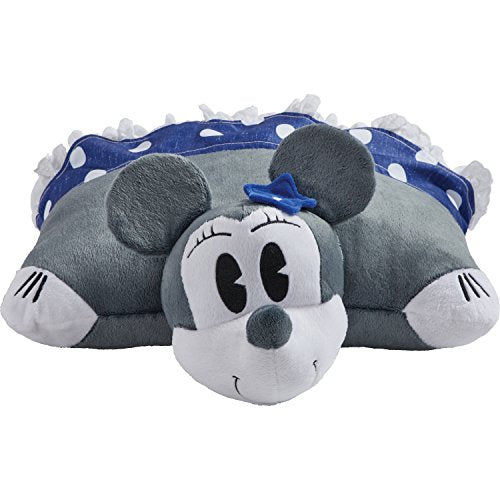 Pillow Pets Disney, Denim Minnie, 16" Stuffed Animal Plush