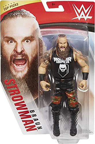 WWE Braun Strowman Top Picks 6-inch Action Figures with Articulation & Life-Like Detail