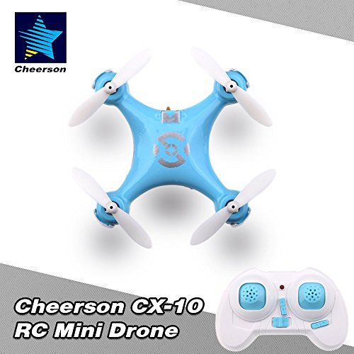 Cheerson CX-10 Mini 2.4G 4CH 6 Axis LED RC Quadcopter Toy Blue