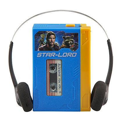 Guardians of The Galaxy Marvel Movie Toy Starlords Walkman Kids Voice Recorder and Kids mp3 Player All in One – Starlord Cassette Player with Starlords Headphones