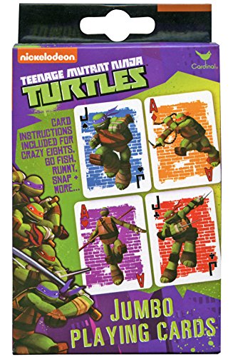 Teenage Mutant Ninja Turtles Jumbo Playing Cards - TMNT Card Deck