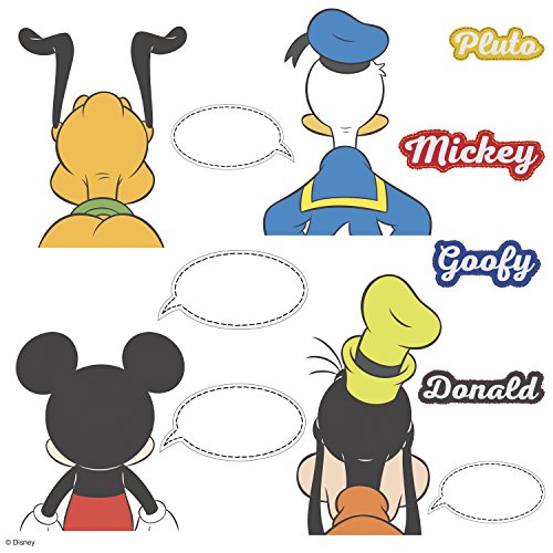 RoomMates RMK3579SCS Mickey and Friends Peel and Stick Wall Decals With Dry Erase