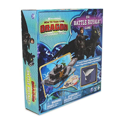 Spin Master Games DreamWorks, How to Train Your Dragon, The Hidden World Battle Royale Game for Kids, Teens and Adults