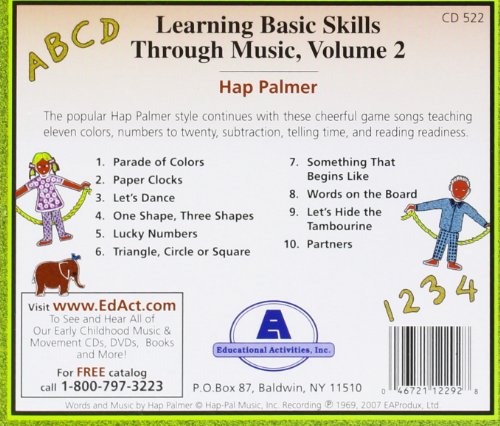 Learning Basic Skills Through Music - Vol 2 CD