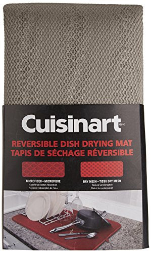 Cuisinart Reversible Dish Drying Mat, Grey