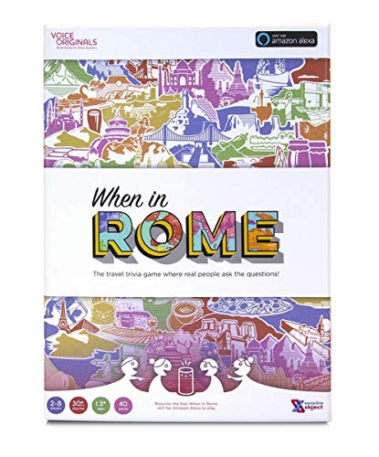 Voice Originals - When in Rome Travel Trivia Game Powered by Alexa (Limited Edition)