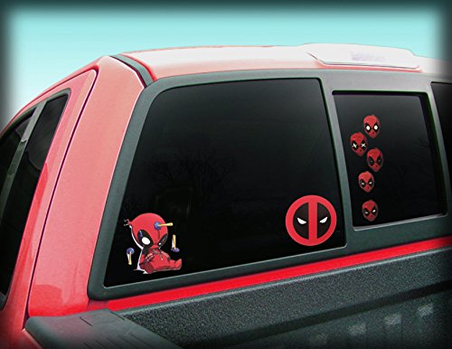 CHROMA 045030 Marvel Deadpool 9Pc Decal Kit, 1 Pack