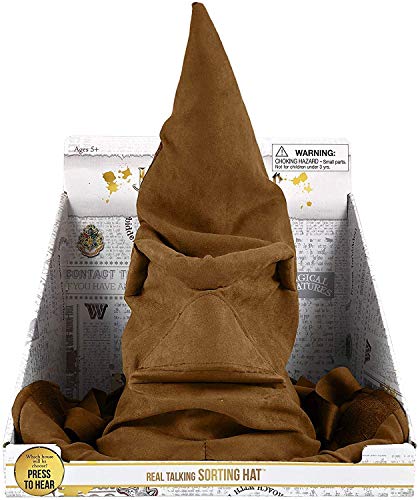 Harry Potter Real Talking Sorting Hat Animated Costume, Brown