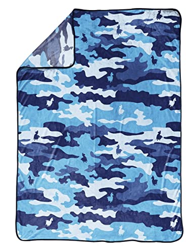 Epic Games Fortnite Llama Blue Camo 62 x 90 Blanket Kids