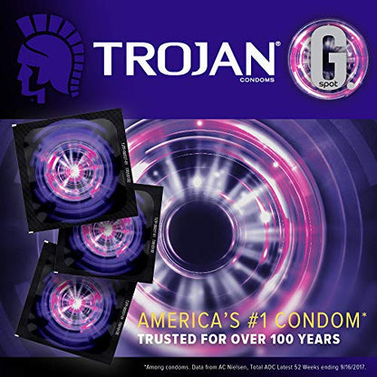 Trojan G. Spot Premium Lubricated Condoms - 10 count