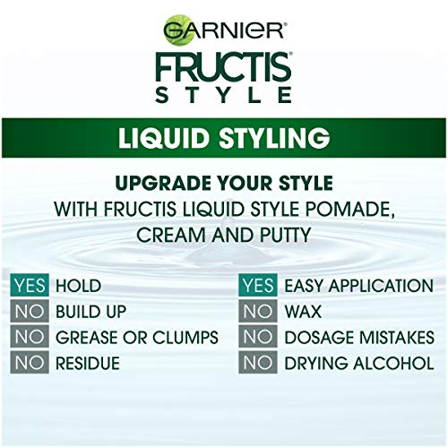 Garnier Hair Care Fructis Style Shine and Hold Liquid Hair Pomade for Men No Drying Alcohol, 4.2 Fluid Ounce